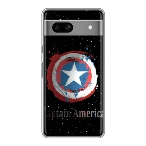Чехол с Щитом Капитана Америки на Google Pixel 7A (Щит Капитана)
