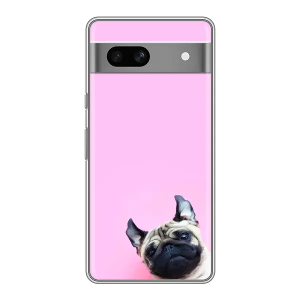 Чехол с рисунком «Собака на розовом» для Google Pixel 7A Чехол с рисунком «Собака на розовом» для Google Pixel 7A