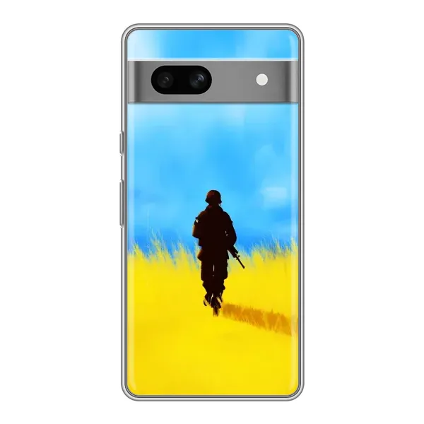 Чехол с рисунком «Солдат в поле» для Google Pixel 7A Чехол с рисунком «Солдат в поле» для Google Pixel 7A