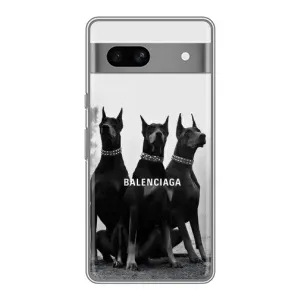 Чохол з малюнком «Три добермана» для Google Pixel 7A