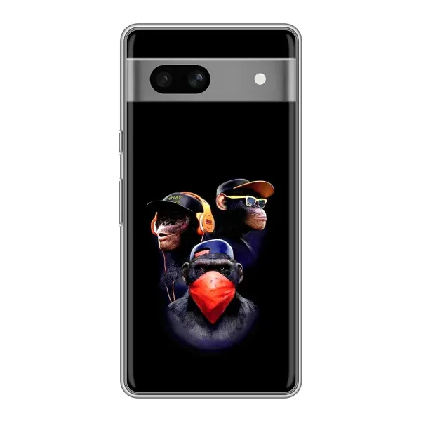Чохол з малюнком «Три обізяни» для Google Pixel 7A