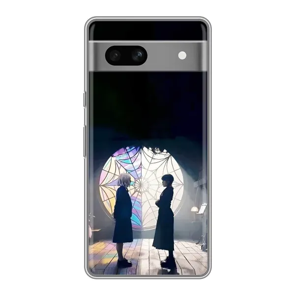 Чохол з малюнком «Внсдей і Енід» для Google Pixel 7A Чохол з малюнком «Внсдей і Енід» для Google Pixel 7A