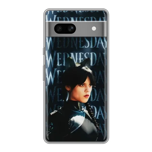 Чохол з малюнком «Вендсдей з ушками» для Google Pixel 7A Чохол з малюнком «Вендсдей з ушками» для Google Pixel 7A