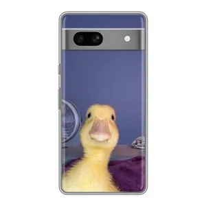 Бампер з принтом Меми для Google Pixel 7A (Качка)