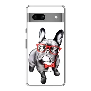 Бампер для Google Pixel 7A з картинкою "Песики" (В окулярах)