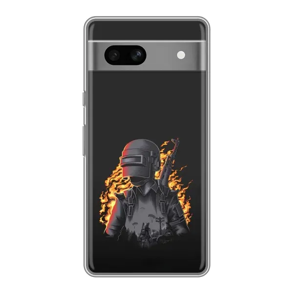 Чехол с рисунком «В огне» для Google Pixel 7A Чехол с рисунком «В огне» для Google Pixel 7A
