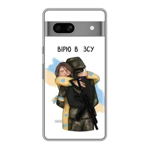 Патріотичний Чохол для Google Pixel 7A (Віримо у ЗСУ)
