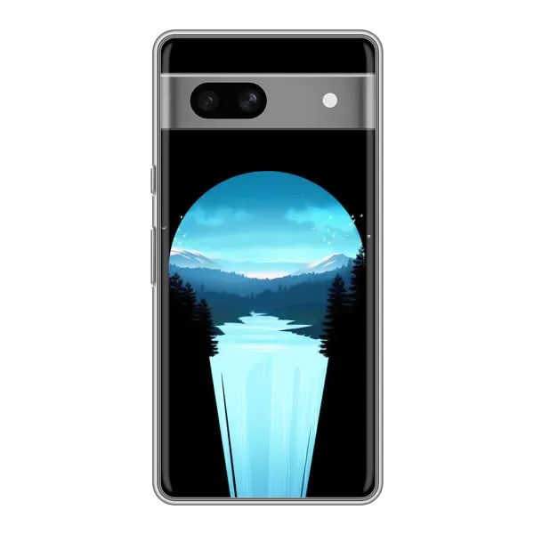 Чохол з малюнком «Синій Водоспад» для Google Pixel 7A Чохол з малюнком «Синій Водоспад» для Google Pixel 7A