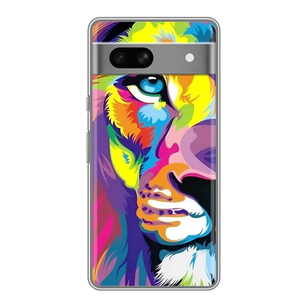 Чехол с рисунком «Яркий Лев» для Google Pixel 7A Чехол с рисунком «Яркий Лев» для Google Pixel 7A