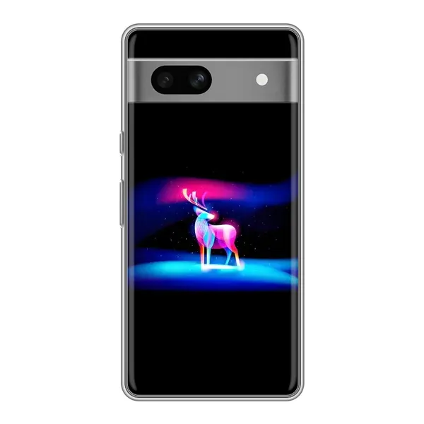 Чехол с рисунком «Яркий олень» для Google Pixel 7A