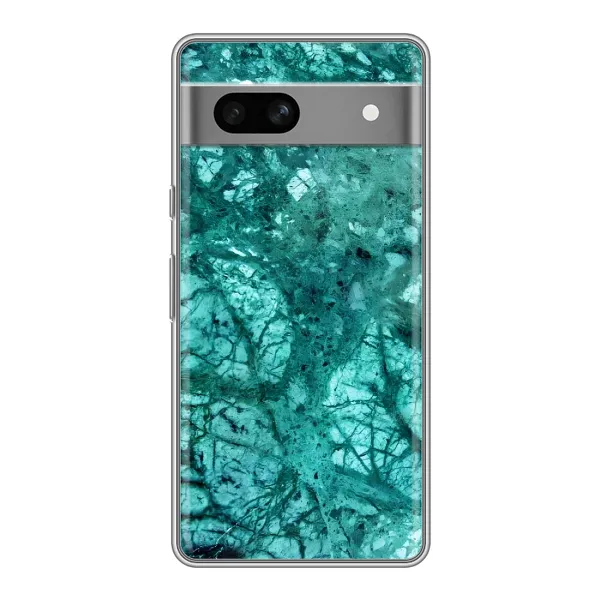 Чехол с рисунком «Зеленый мрамор» для Google Pixel 7A Чехол с рисунком «Зеленый мрамор» для Google Pixel 7A