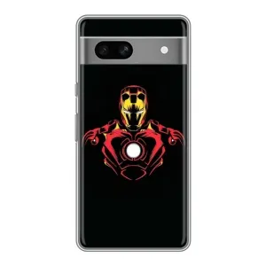 Чехол Супергерой Железный человек на Google Pixel 7A (Железный человек)
