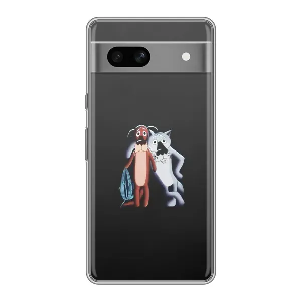 Чехол с рисунком «Шо, опять» для Google Pixel 7A