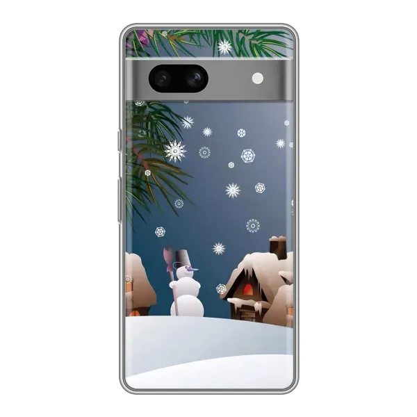 Чехол с рисунком «Зима» для Google Pixel 7A
