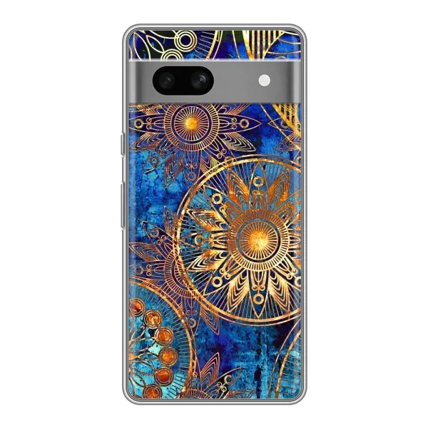 Чохол з малюнком «Золоті узори» для Google Pixel 7A