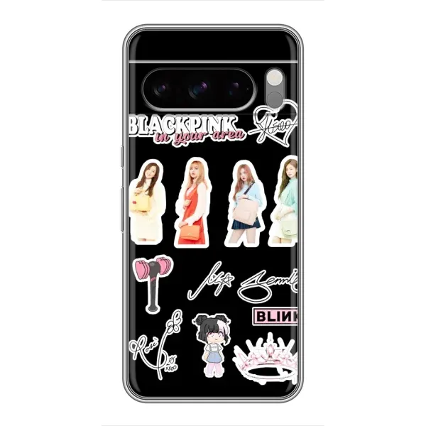 Чехол с рисунком «Арт блэкпинг» для Google Pixel 8 Pro