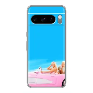 Силиконовый Чехол Барби Фильм на Google Pixel 8 Pro (Барби и Кен)