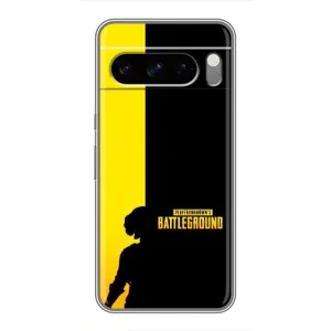 Чехол (TPU) с картинкой "Лого Пабг" на Гугул Пиксель 8 Про (Battlegrounds)