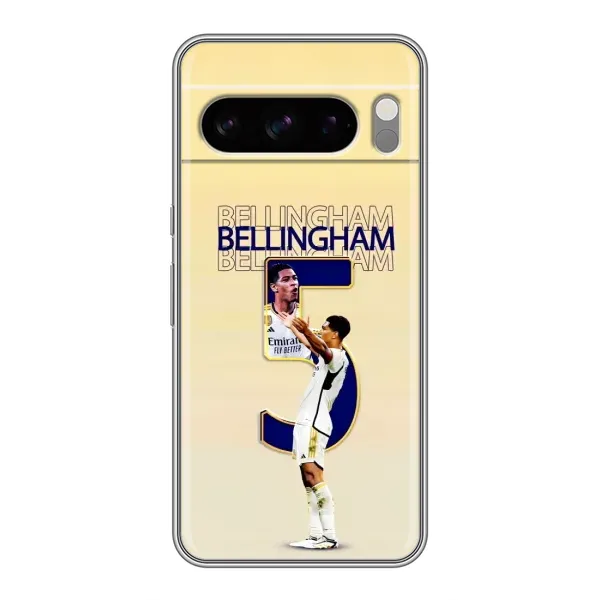 Чехол с рисунком «Беллингем ,Реал 5» для Google Pixel 8 Pro
