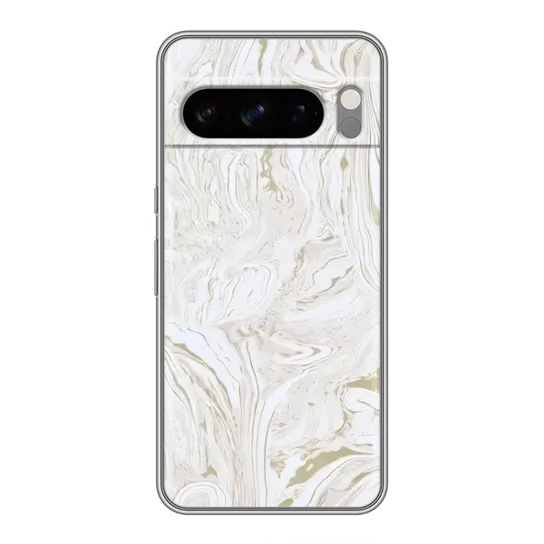 Чехол с рисунком «белый мрамор» для Google Pixel 8 Pro Чехол с рисунком «белый мрамор» для Google Pixel 8 Pro