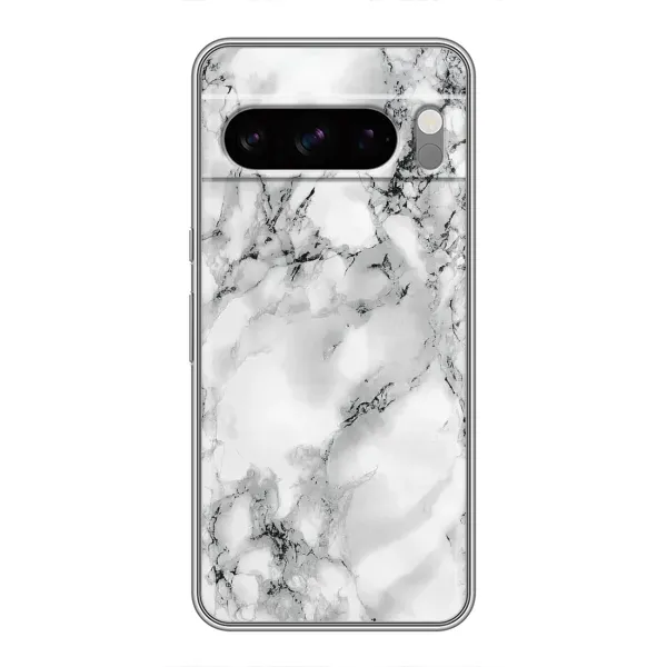 Чехол с рисунком «Белый мрамор» для Google Pixel 8 Pro Чехол с рисунком «Белый мрамор» для Google Pixel 8 Pro