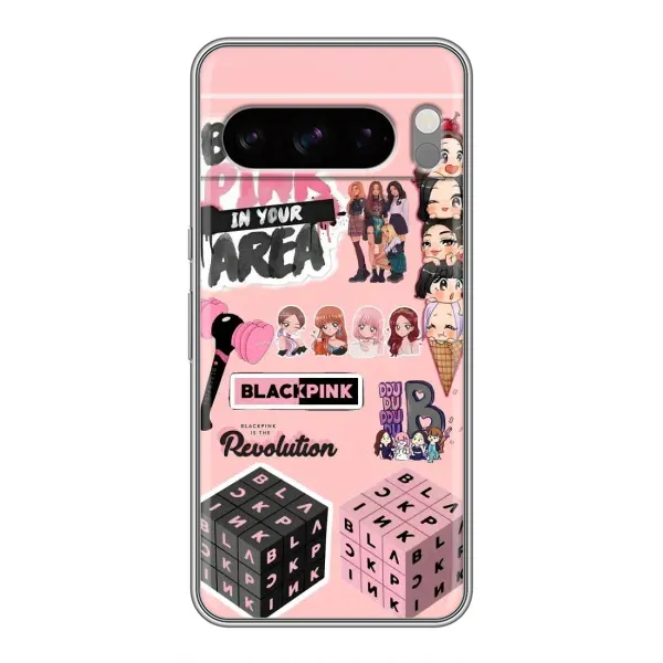 Чехол с рисунком «BLACK PINK коллаж» для Google Pixel 8 Pro