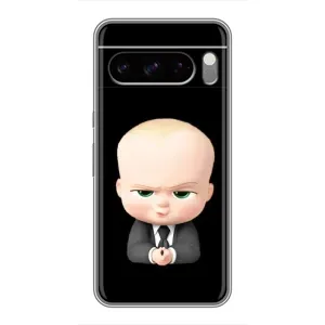 Мультяшный принт на Чехол для Гугул Пиксель 8 Про (Бос)
