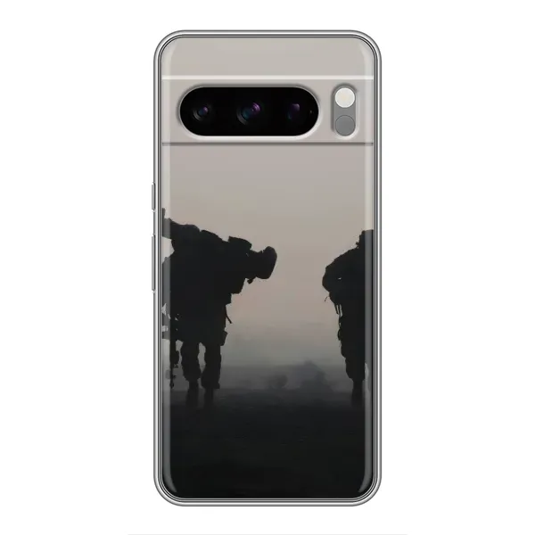 Чехол с рисунком «Бой солдат» для Google Pixel 8 Pro Чехол с рисунком «Бой солдат» для Google Pixel 8 Pro