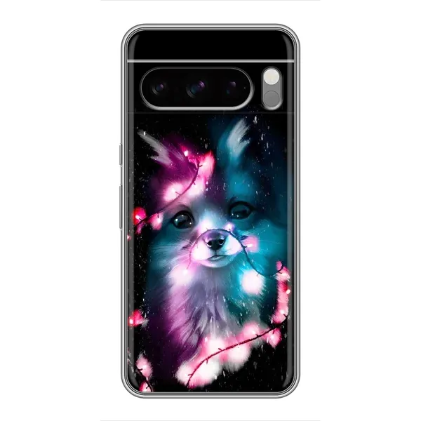 Чехол с рисунком «Черная Лиса» для Google Pixel 8 Pro Чехол с рисунком «Черная Лиса» для Google Pixel 8 Pro