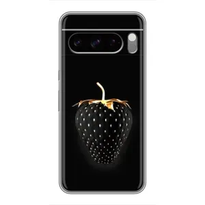 Чехол с изображением  вкусной еды для Google Pixel 8 Pro (Чёрная клубника)
