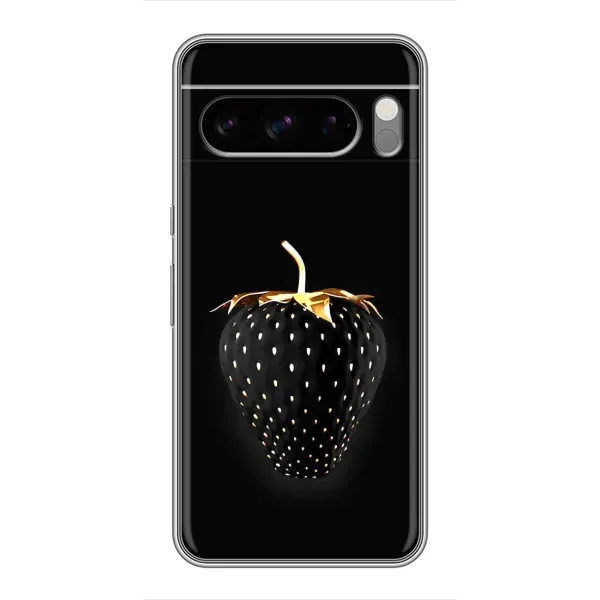 Чехол с рисунком «Чёрная клубника» для Google Pixel 8 Pro Чехол с рисунком «Чёрная клубника» для Google Pixel 8 Pro