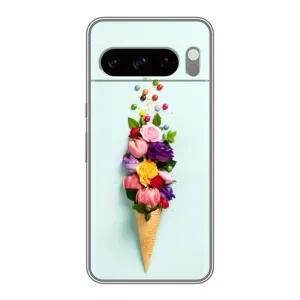 Чохли з тематикою "КВІТИ" на Google Pixel 8 Pro (Квітка-морозиво)