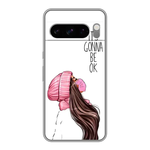 Чехол с рисунком «Девушка в маске» для Google Pixel 8 Pro