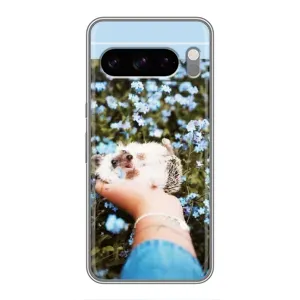 Чохли з зображенням різних тварин на Google Pixel 8 Pro (Їжачок в руці)