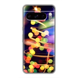 Чехол Новогодняя Елка на Google Pixel 8 Pro (Гирлянды)