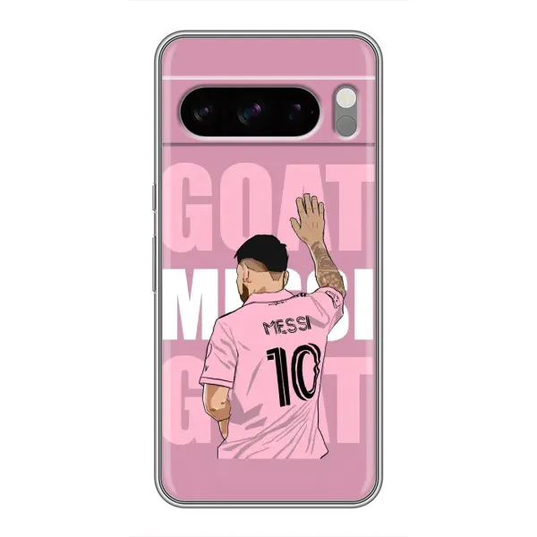 Чехол с рисунком «GOAT MESSI» для Google Pixel 8 Pro