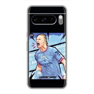 Чехлы с принтом для Google Pixel 8 Pro Футболист (гол Эрлинг Холланд)