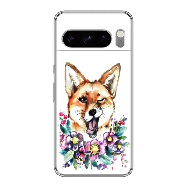 Чехол с рисунком «Хитрая лиса» для Google Pixel 8 Pro Чехол с рисунком «Хитрая лиса» для Google Pixel 8 Pro