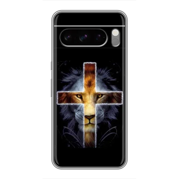 Чехол с рисунком «Иисус Лев» для Google Pixel 8 Pro Чехол с рисунком «Иисус Лев» для Google Pixel 8 Pro