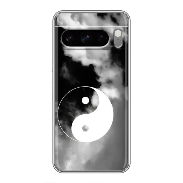 Чехол с рисунком «Инь-Янь» для Google Pixel 8 Pro Чехол с рисунком «Инь-Янь» для Google Pixel 8 Pro