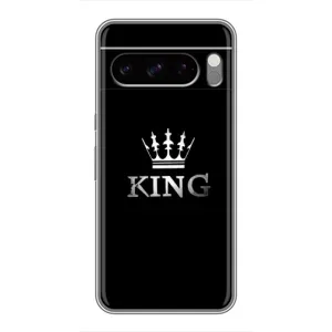 Чохол (Корона на чорному фоні) для Гугул Піксель 8 Про (KING)