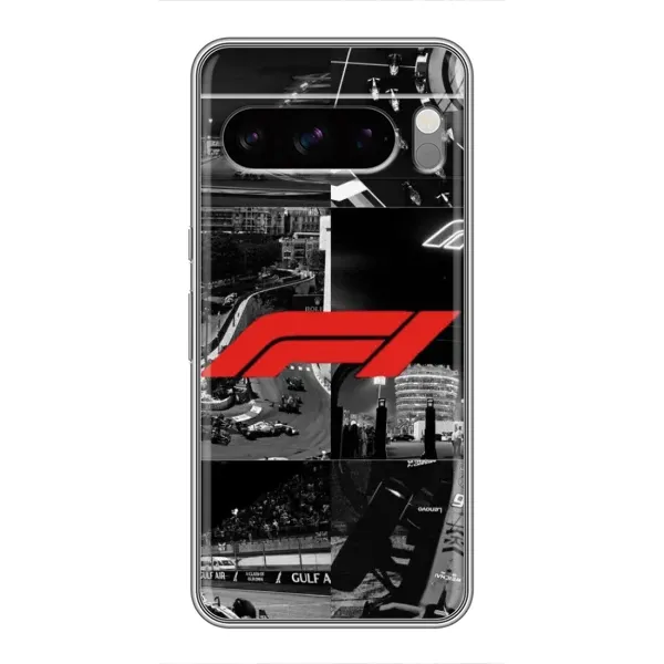Чехол с рисунком «Коллаж Формула 1» для Google Pixel 8 Pro Чехол с рисунком «Коллаж Формула 1» для Google Pixel 8 Pro
