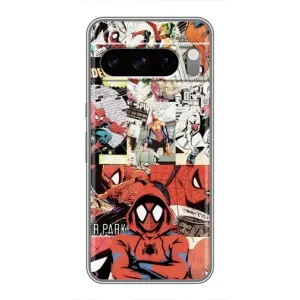 Чехол Супергерой Человека Паука на Google Pixel 8 Pro (Комикс Паука)