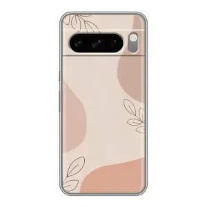 Чохол квітковий дизайн для Google Pixel 8 Pro (Кориневий фон)