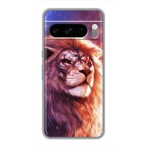Чехол с картинкой на Google Pixel 8 Pro (Красочный ЛЕВ)