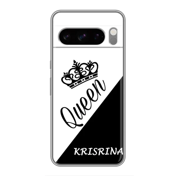 Чехол с рисунком «KRISTINA» для Google Pixel 8 Pro
