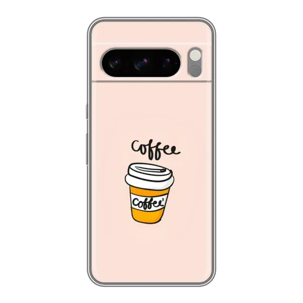 Чехол с рисунком «Кружка кофе» для Google Pixel 8 Pro Чехол с рисунком «Кружка кофе» для Google Pixel 8 Pro