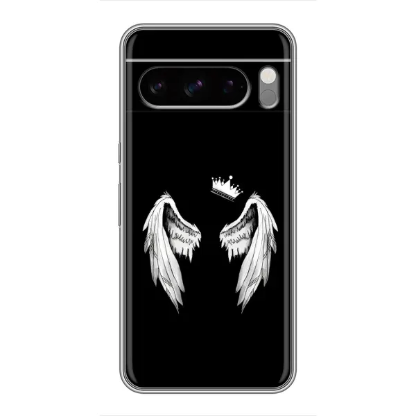 Чехол с рисунком «Крылья и корона» для Google Pixel 8 Pro