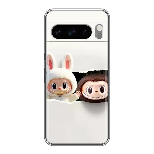 Чехол с рисунком «Фигурки Labubu» для Google Pixel 8 Pro Чехол с рисунком «Фигурки Labubu» для Google Pixel 8 Pro