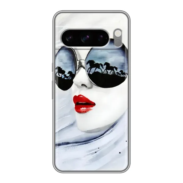 Чохол з малюнком «Любителька коней» для Google Pixel 8 Pro Чохол з малюнком «Любителька коней» для Google Pixel 8 Pro